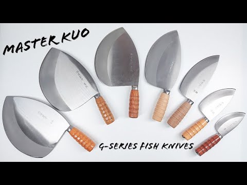 Master Kuo G Series Fish Knives and Fish Cleavers Intro G-3, G-4