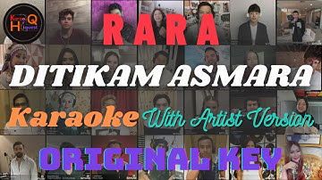 Rara - Ditikam Asmara - Karaoke - Original Key - With Artist Version