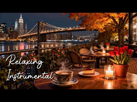 Sweet Jazz Music ☕ Smooth Jazz Instrumental with Night Coffee Shop Ambience for Study, Work & Chill