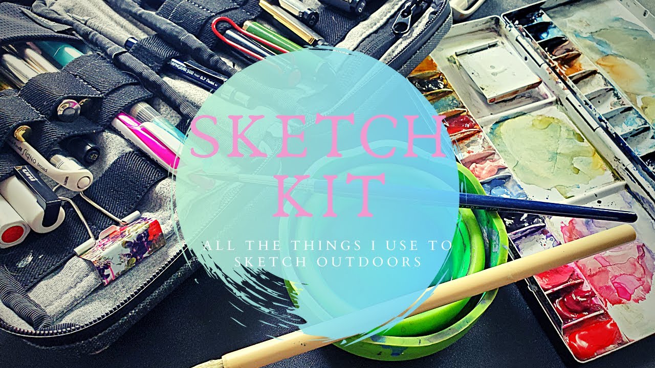 What's inside my urban sketch kit and my favorite supplies