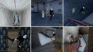 Can Granny Grandpa And Nosferatu Catch Me ? || Granny 4 The Rebellion || Funny Moments.