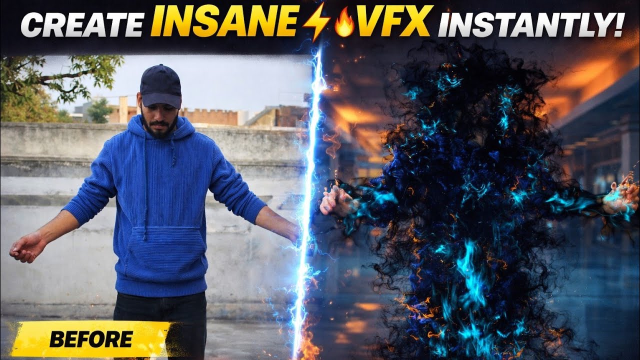 Dark Energy VFX Tutorial in After Effect | Cinematic Power Effect 🔥 