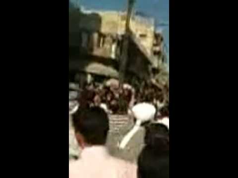 تشيع مفتي حلب ابراهيم سلقيني الالاف 6 9 2011