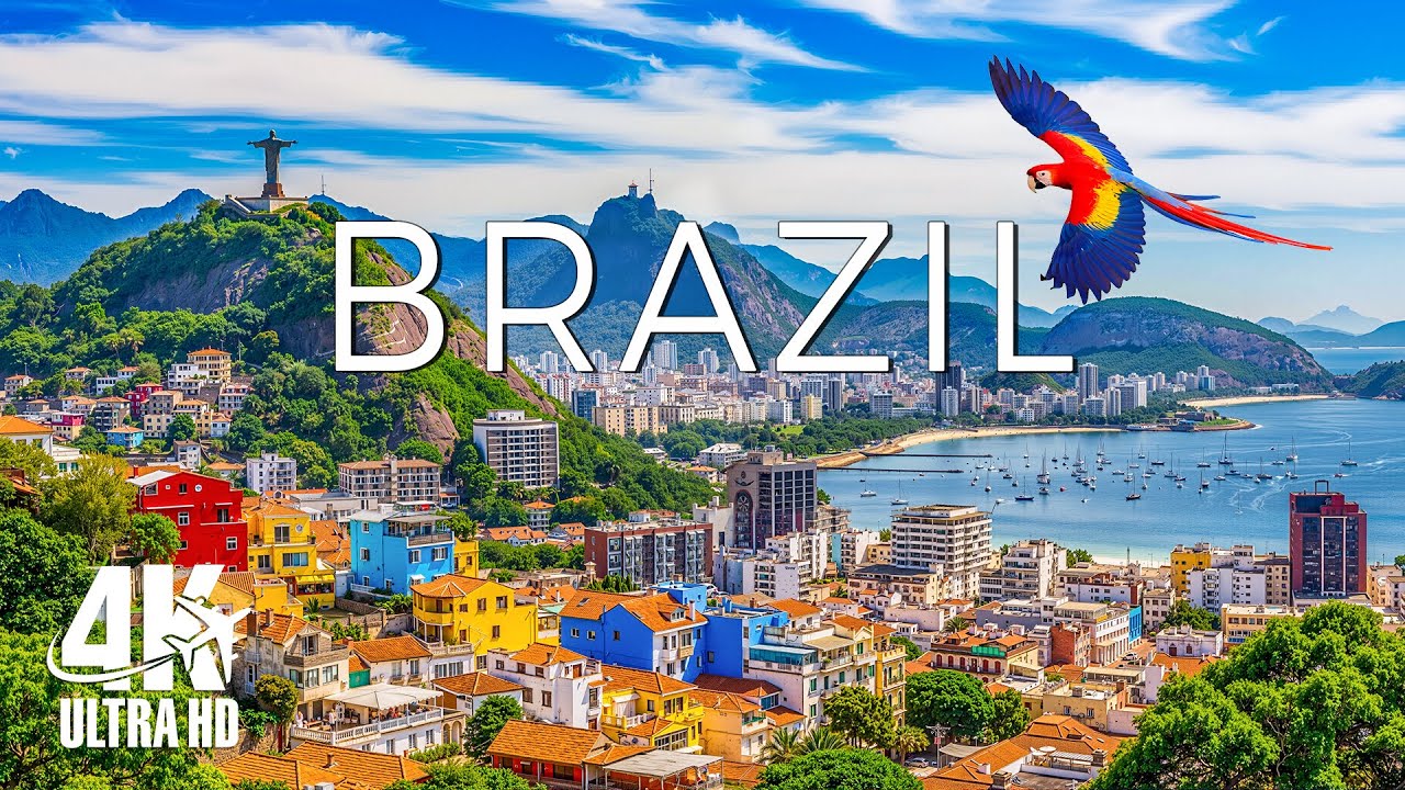 Brazil 4K | Tropical Paradise, Vibrant Cities & Natural Wonders – 4K Video