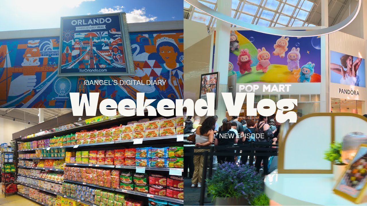 Weekend VLOG: h-mart, florida mall, church w/friends✨