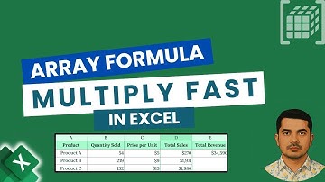 Excel Array Formulas : Multiply Entire Columns Quickly