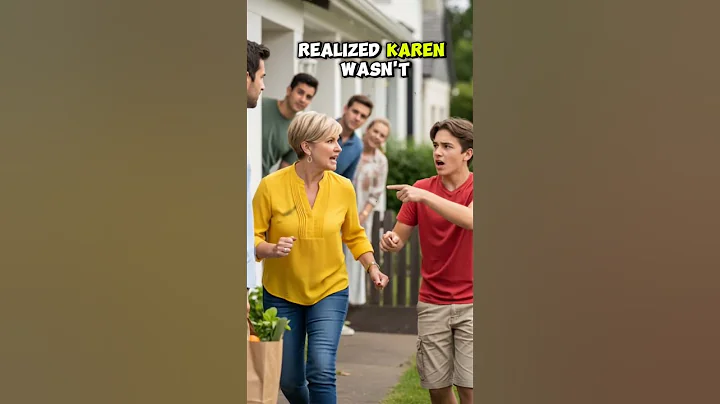 HOA Karen Called the Cops on Me for “Stealing” Groceries — Then Got the Shock of Her Life! #shorts