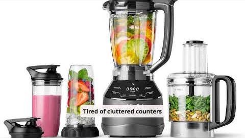NutriBullet Triple Prep System – 1500W Blender, Food Processor & Single-Serve Cups in One