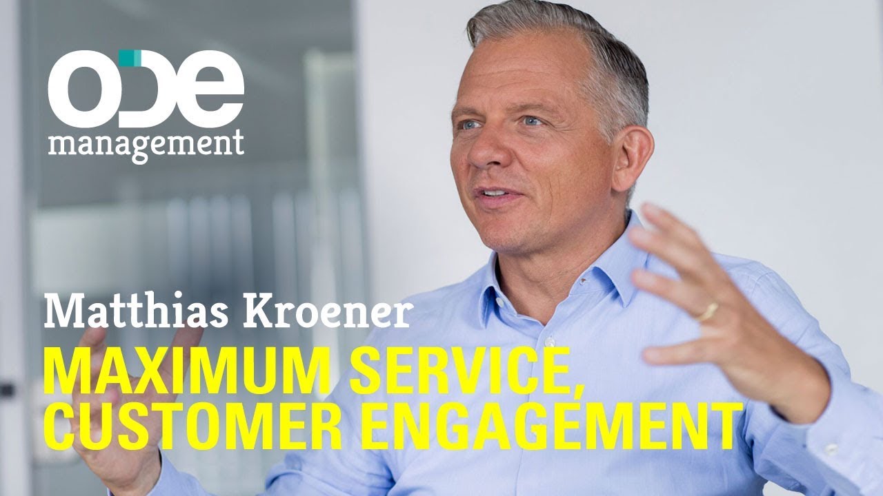 Matthias Kroner - Maximum Service Maximum Customer Engagement Matthias Kroner - Maximum Service Maximum Customer Engagement