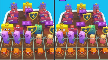 Merge Number Cube Fam Run 55-68 New update ⭐ android gameplay