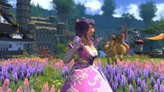 FFXIV Miqo'te /panic + /biggrin