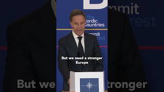 We need a stronger Europe in a stronger NATO