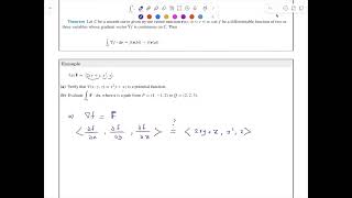 Find Work Done Using Potential Function