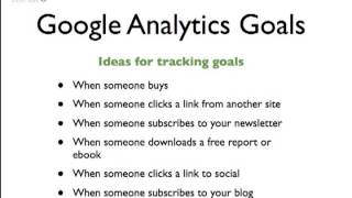 Social Media Week Chicago: Setting Goals in Google Analytics- Sue Koch of Soaring Solutions