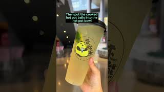 Hot Pot Milk Tea Cup #tea #pot #drink #milk #cups  #bubbletea  #foodie #boba #food #fruit