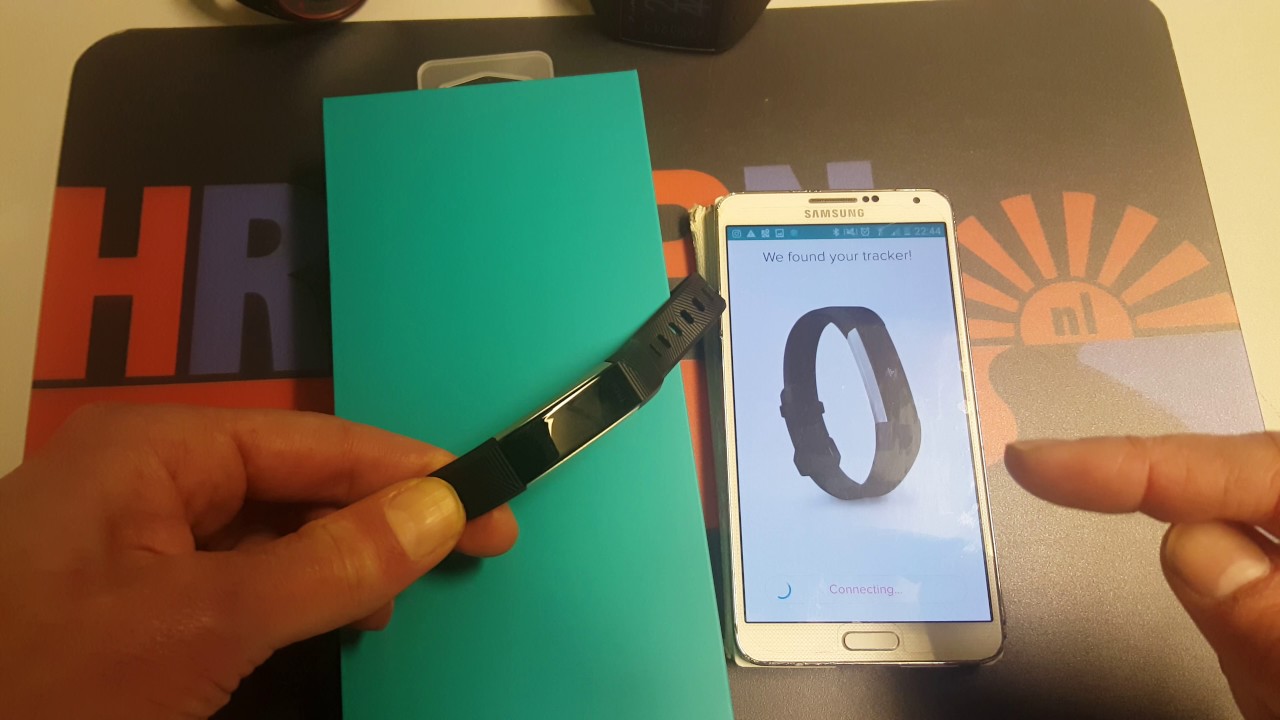 set up fitbit alta hr on iphone