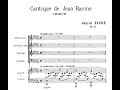 G. Faurè - Cantique De Jean Racine - BEST VERSION - Score - (200 sub special)