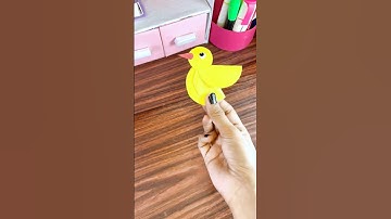 Bird Craft | making Bird with paper | Flying Bird With paper | art & crafty Creations #birds #craft