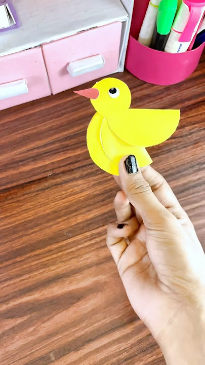 Bird Craft | making Bird with paper | Flying Bird With paper | art & crafty Creations #birds #craft