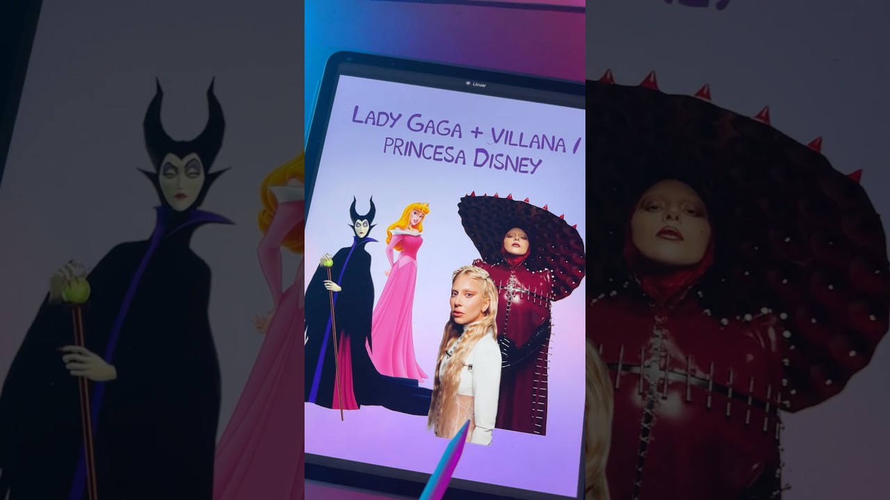 Como sería Lady Gaga si fuese una princesa/villana Disney? #ladygaga #disney #princesa #villain