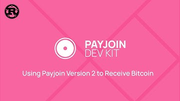 Receiving Bitcoin using Payjoin (v2)