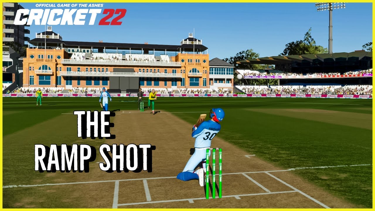 The Sitting Ramp Shot CRICKET 22 YouTube