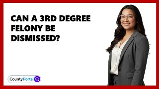 Can A 3rd Degree Felony Be Dismissed?
