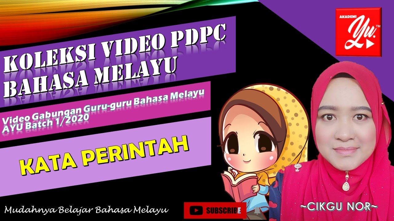 BAHASA MELAYU : KATA PERINTAH - YouTube