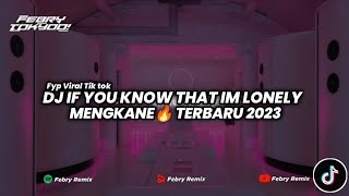 DJ IF YOU KNOW THAT IM LONELY VIRAL TIK TOK TERBARU 2023🔥 || By Febry Remix