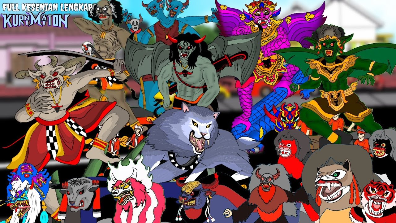 FULL KESENIAN LENGKAP OGOH2 BARONGAN BANTENGAN JARANAN CAPLOKAN DLL TERBARU 👹✨