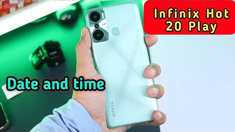 How To Change Date And Time In Infinix Hot 20 Play, Infinix Hot 20 Play Mein Date And Time