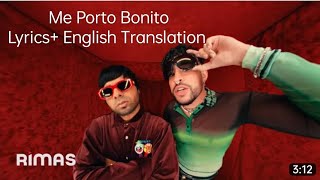 Bad Bunny - Me Porto Bonito English Translation