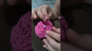 Primeira bolsinha de crochê que fiz para minha boneca