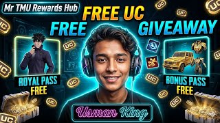 #PUBG #PUBGMobile #UCGiveaway #RoyalPass #BonusPass #FreeUC #Gaming #MrTMU #PUBGRewards #Giveaway