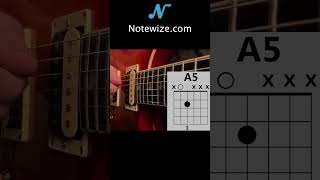 Open A5 Chord (2 Note)-PART 2 - Chords 1 - Notewize Basic Guitar #notewize #prs #guitarlesson #music