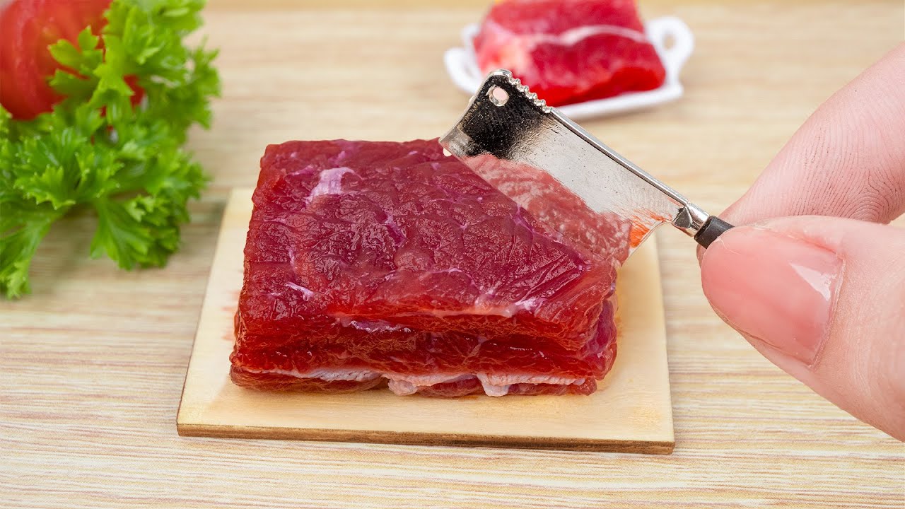 Amazing Miniature Cooking Beef Recipe 🥩 | How to Make a Delicious Beef Sandwich