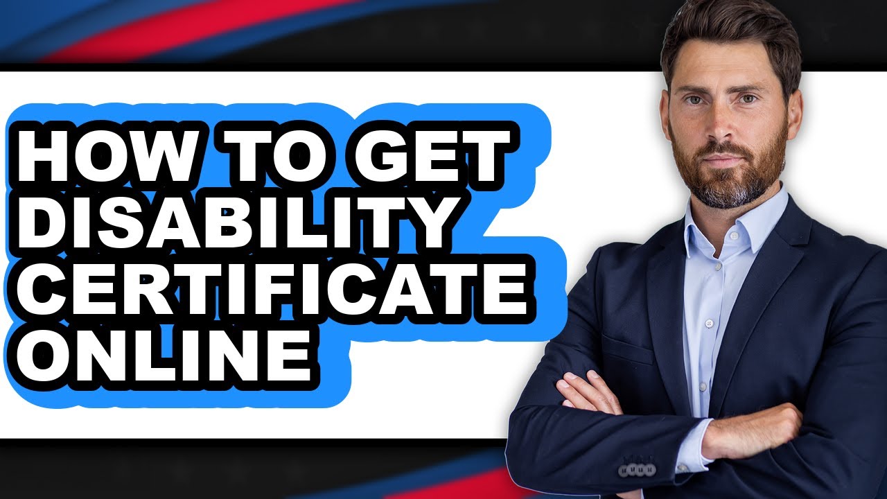How to Get Disability Certificate Online (full Guide)