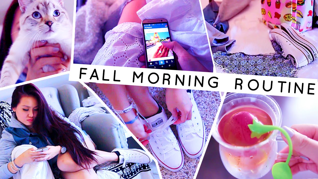 Fall Morning Routine for School ♡ Get Ready With Me! Lilisimply