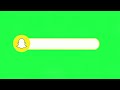 Minimalist Snapchat Follow Bar &amp; Search Box on Green Screen – Free Download Stock Footage