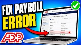 how to correct a payroll error in ADP – full guide