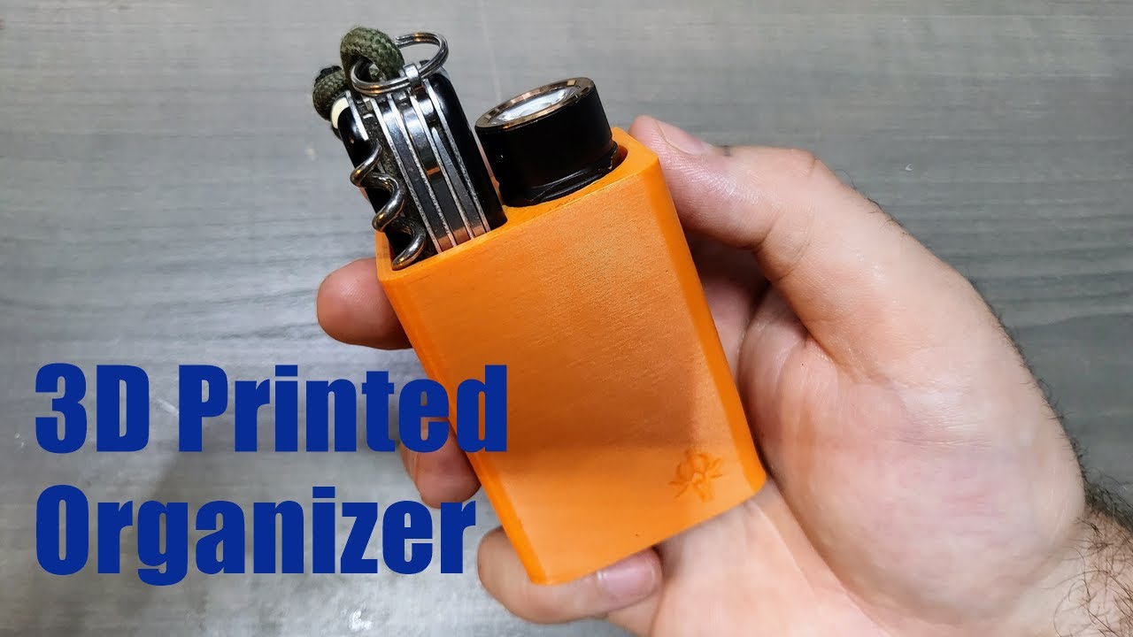 I Made a 3D Printed Pocket Organizer YouTube