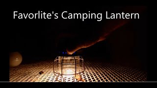 Favorlite&#39;s Rechargeable LED Camping/Table Light