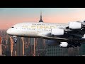 Very low best landing etihad airlines a380 at rio de janeiro international airport mfs2020