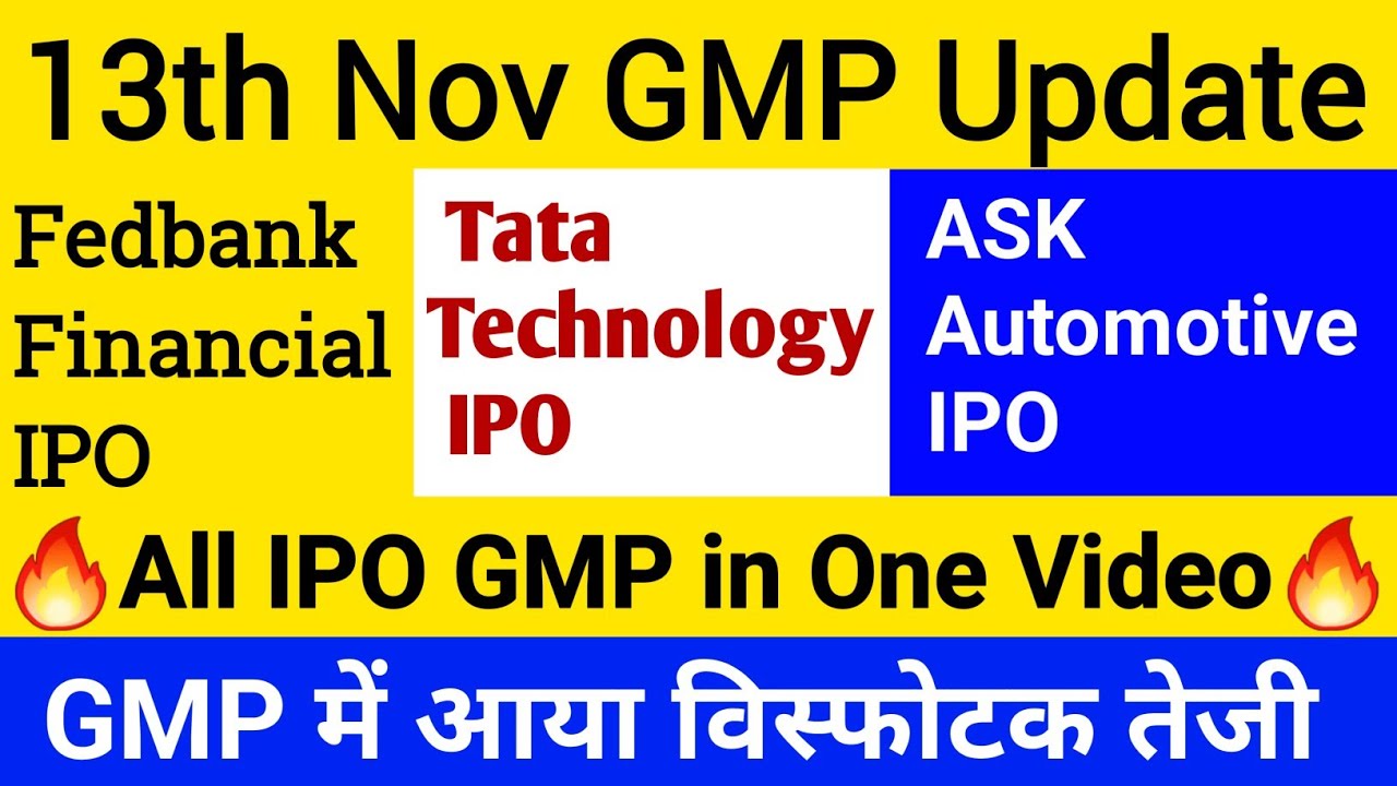 ASK Automotive IPO | Protean Technologies IPO | Fedbank IPO | Gandhar IPO | ROX Hi Tech IPO | IPO