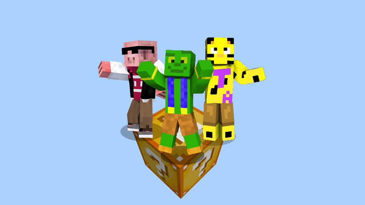 Minecraft] Skyblock: The fate of the lucky block is determined by