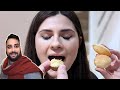 Foreigner Tries Pani Puri (Gol Gappa) Feat. Bebushu Chat Bhandar