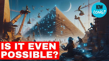 How Long Would It Take to Build the Pyramids Today?