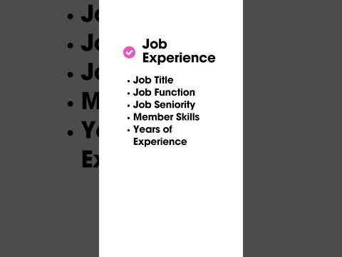 All LinkedIn Ads Targeting Options #linkedinads #linkedinmarketing #b2bmarketing
