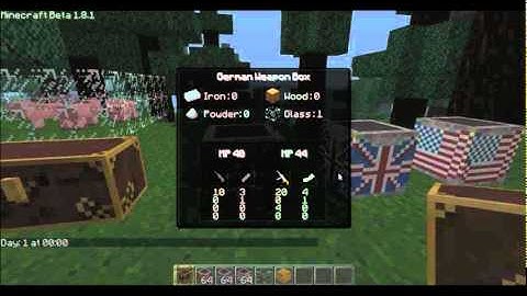 flans minecraft WW2 GUNS MOD spotlight