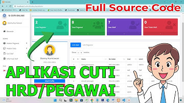 Aplikasi Cuti Hrd/Pegawai Berbasis Web Php | Full Source Code